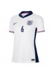 England Marc Guehi #6 Fotballdrakt Hjemme Klær Dame EM 2024 Korte ermer